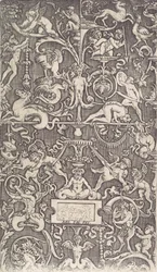 Dísztábla, kb. 1514-36.
