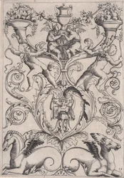 Dísztábla, kb. 1514-36.