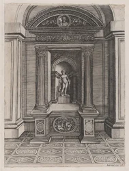 A római nagyszerűség tükre: Erósz oltára, kb. 1514-36, kb. 1514-36.