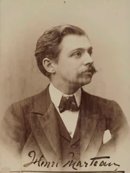 Henri Marteau hegedűművész és zeneszerző portréja 1874-1934, 1898.