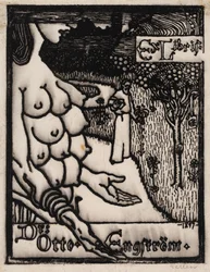 Exlibris Dr. Otto Engström számára