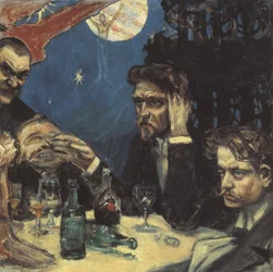 A szümposzion, jobb oldali tanulmány Jean Sibelius, 1894