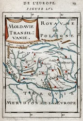 Románia térképe 1683
