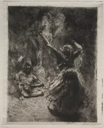 A táncos, 1900 körül.