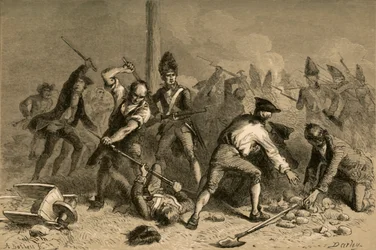 A Liberty Pole védelme New Yorkban, 1877.