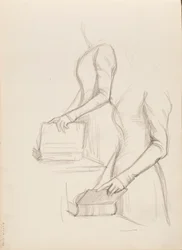 Camille Vallery-Radot, vázlat portréhoz