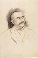 A. Portalis báró portréja, vázlat