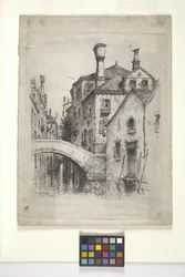 Rio Della Senza, Velence (rézkarc)