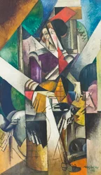 Nő állatokkal (Madame Raymond Duchamp-Villon)