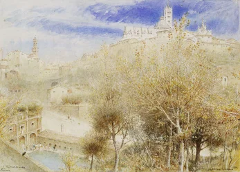 A Fonte Branda, Siena, 1905