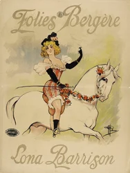 Folies Bergeres. Lona Barrison, c. 1895.