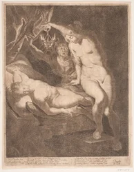 Psyche és az alvó Ámor