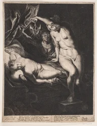 Psyche és az alvó Ámor