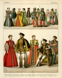 Francia jelmez 1550-1600