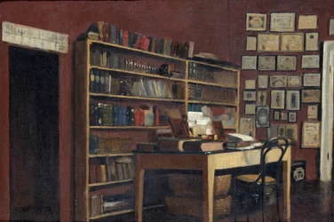 A Sir Richard Burtons Study sarka, 1889