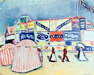 Óriásplakátok Trouville-ben