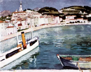 Menton kikötője, 1905