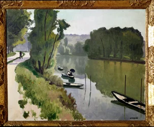 Ile de France táj, XX. század (olaj, vászon)