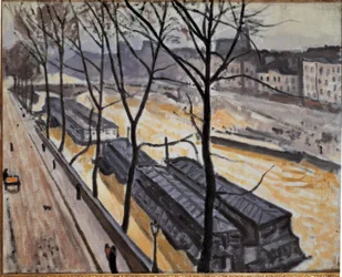 Párizs télen (Quai de Bourbon)