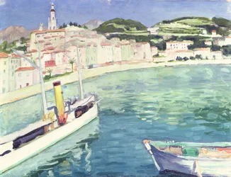 Menton kikötője
