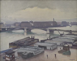 Quai de Paris, Rouen. Esős ​​időjárás