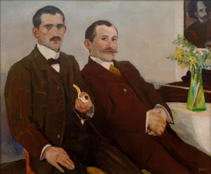 Albert Weisgerber testvérei, Peter és Fritz