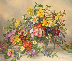 AB/296 Spring Flowers és Poole Pottery