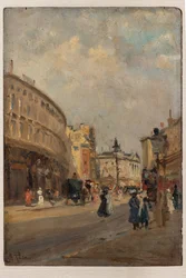 Regent Street (olaj, tábla)
