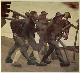 Danse Macabre 1809-ből (olaj, vászon)