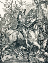 A halál lovagja, 1880 körül (metszet)