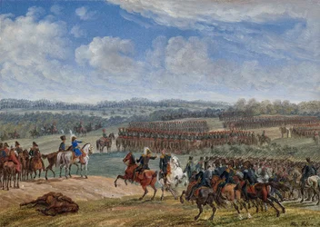 Az Ostrovno melletti csata 1812. július 26-án reggel, 1855.