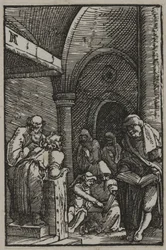 Krisztus az orvosok között, 1515 körül (fametszet)