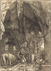 Szent Jeromos a barlangban