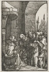 Az ember bukása és megváltása: Krisztus Pilátus előtt, c. 1515.