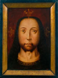 La sainte arc - A Szent arca - Bouts kör festménye, Aelbrecht (Albrecht, c1455-1549), Olaj, fa c1500 (37,4x28,2 cm) - Museu Nacional d