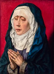 Gyászoló Szűz Mária imádkozik, 1500 körül (Tempera és olaj, fa (tölgyfa))