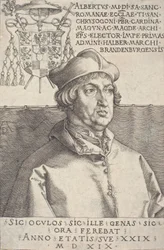 Brandenburgi Albrecht kisbíboros, 1519.