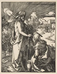 Krisztus megjelenése Mária Magdolnának, A kis szenvedésből, kb. 1510.