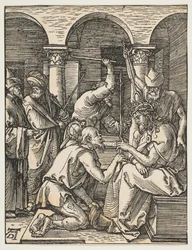 A tövisekkel megkoronázott Krisztus, A kis szenvedélyből, kb. 1509.