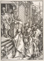 Ecce Homo, a The Large Passion sorozatból, kb. 1498-99.