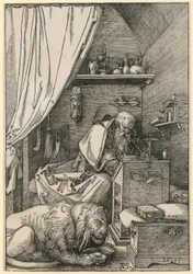 Szent Jeromos a cellájában
