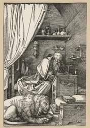 Szent Jeromos a cellájában