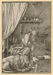 Szent Jeromos a cellájában