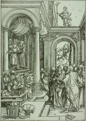 Szűz Mária élete: Mária bemutatása a templomban (Bartsch 81)