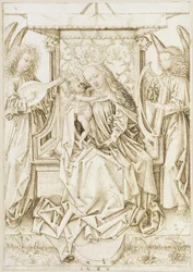 Madonna zenélő angyalokkal