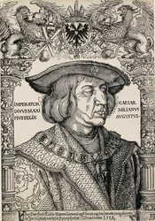 I. Maximilian császár portréja, c1519