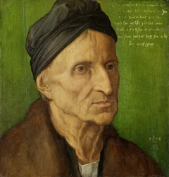 Michael Wolgemut nürnbergi festő portréja