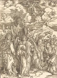 A szeleket tartó négy angyal, 1498.