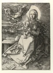 Az angyal által megkoronázott Madonna, 1520