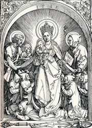 A Madonna a karthauzi testvérekkel, Keresztelő Szent Jánossal és Szent Brúnóval, 1515 1906.